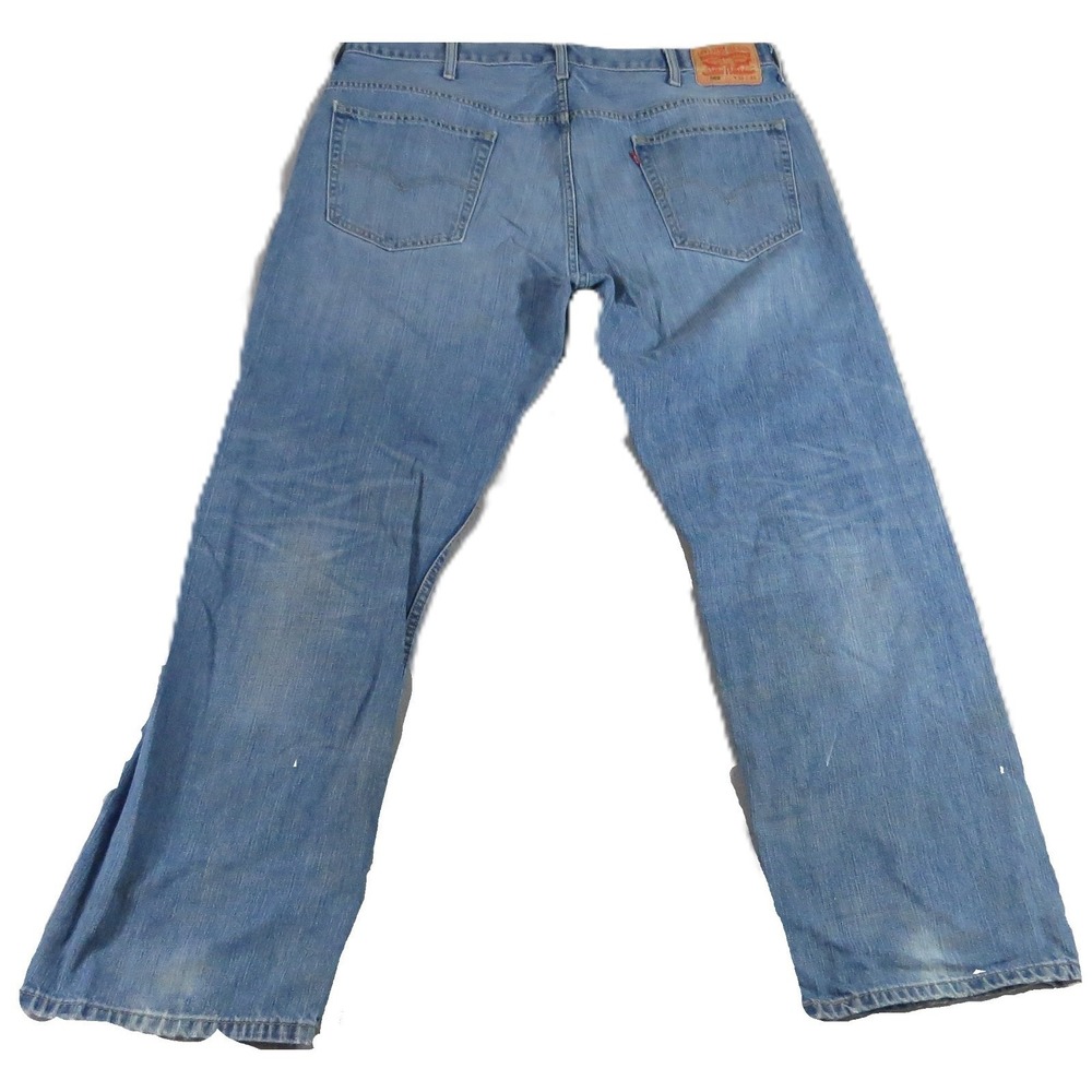 Levis 569 Loose Straight Jeans Men W38 L30 Light Wash Denim Baggy Skater Y2K GUC